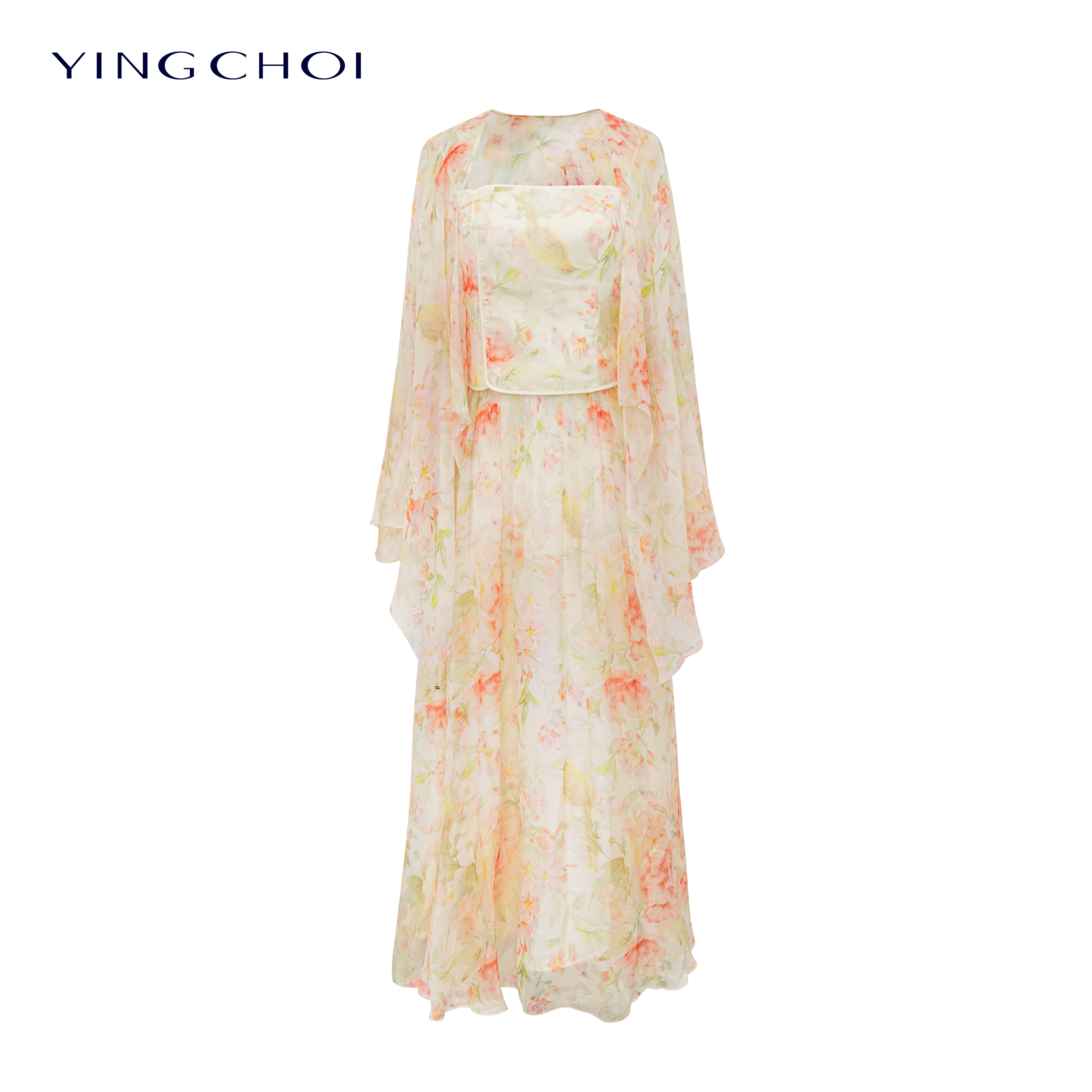 【花满金陵】YINGCHOI 橘色桑蚕丝国风 61527/21569/71443