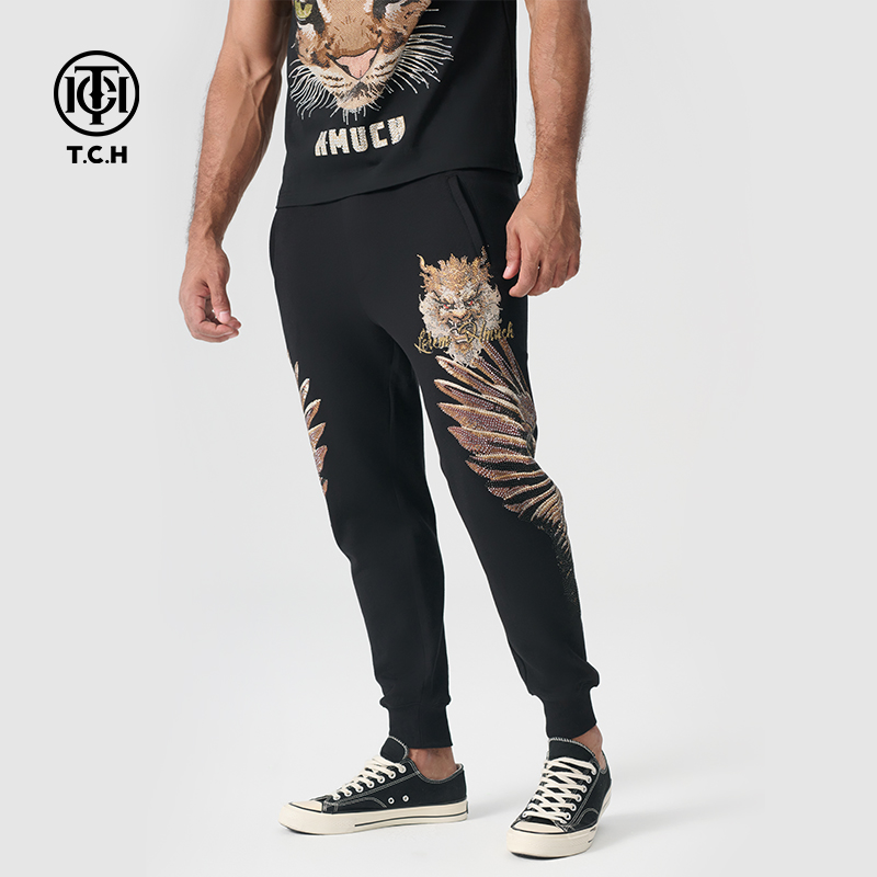 TCH服饰店播-25春夏新款时髦宽松长裤裤子T72A206052