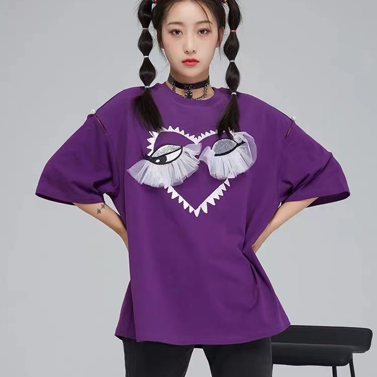 石家庄(微瑕不退不换)LABO感官梦境宽松短袖T恤L21C-WSDT16