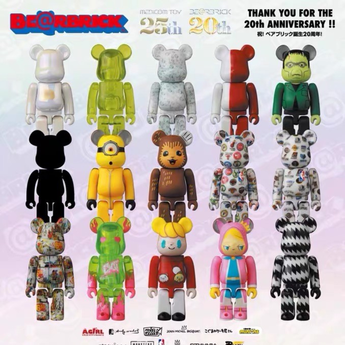 【拆盒不退不H】BEARBRICK BE@RBRICK Series 42代积木熊盲盒潮玩