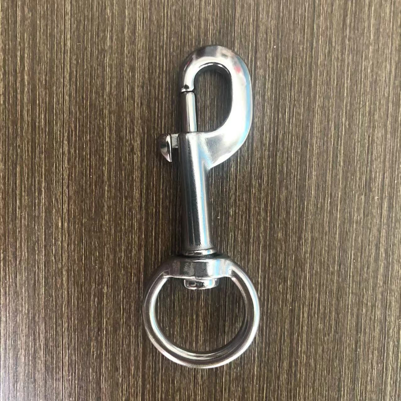 10公分不锈钢大钩子牵引绳配件304钢钩遛狗绳头子