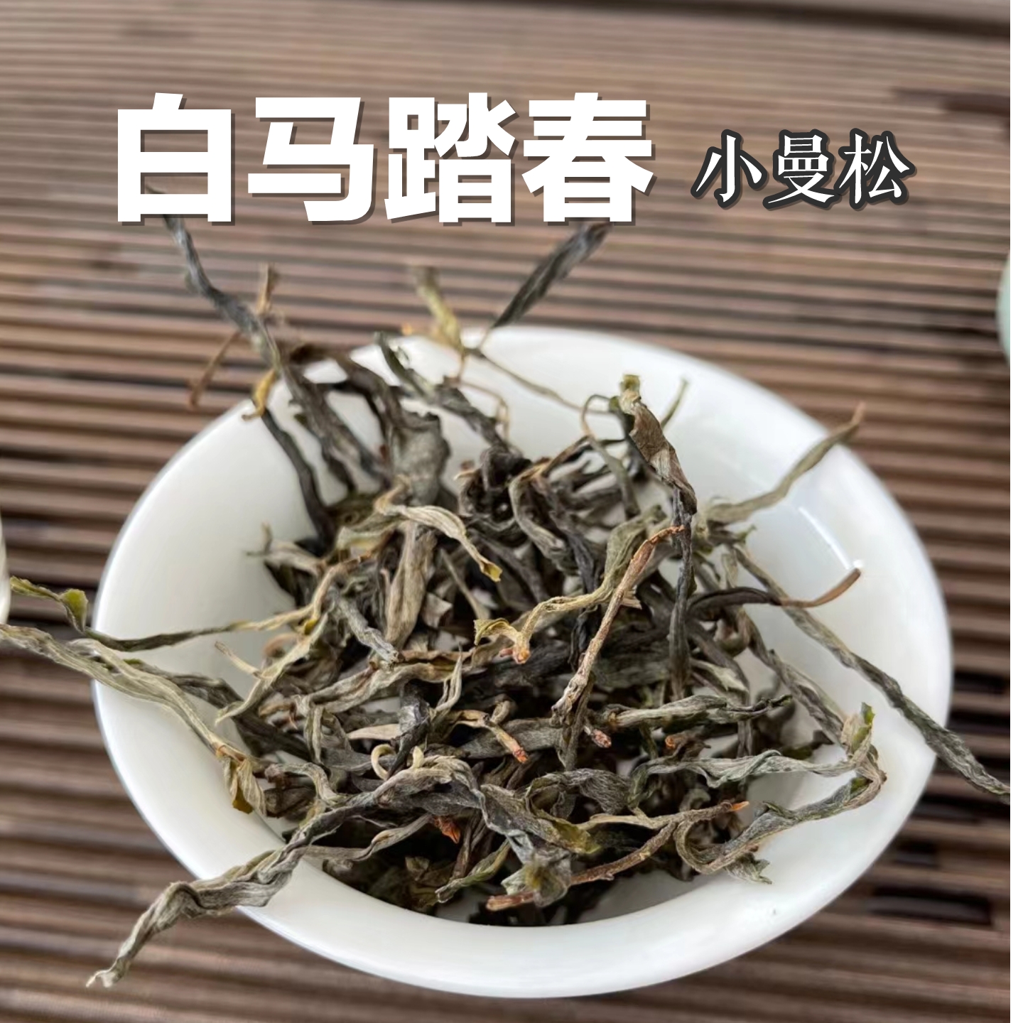 白马踏春头春古树料挑采普洱生茶镇店之宝小曼松生津快回甘持久