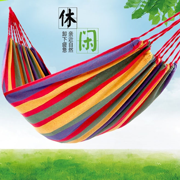 户外秋千吊床绳庭院家用双人帆布懒吊椅室内儿童防晒防侧翻
