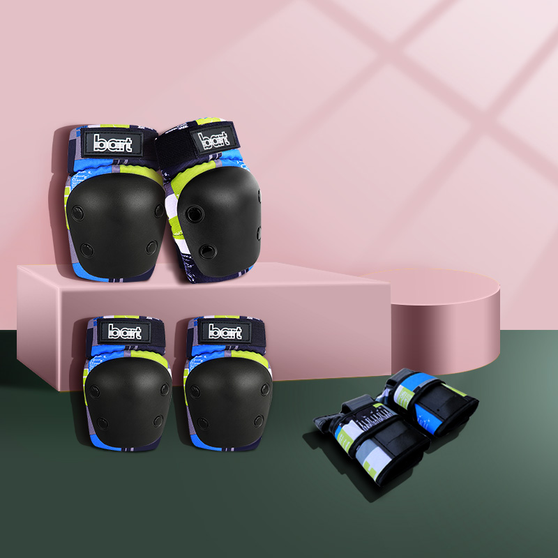 成人通用滑板护具轮滑溜冰骑行防摔护膝头盔装备