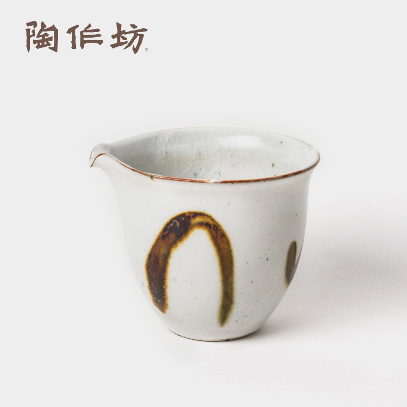 陶作坊陶品伫在白铁绘高壶茶壶茶海茶罐泡茶壶中式茶席茶具侘寂