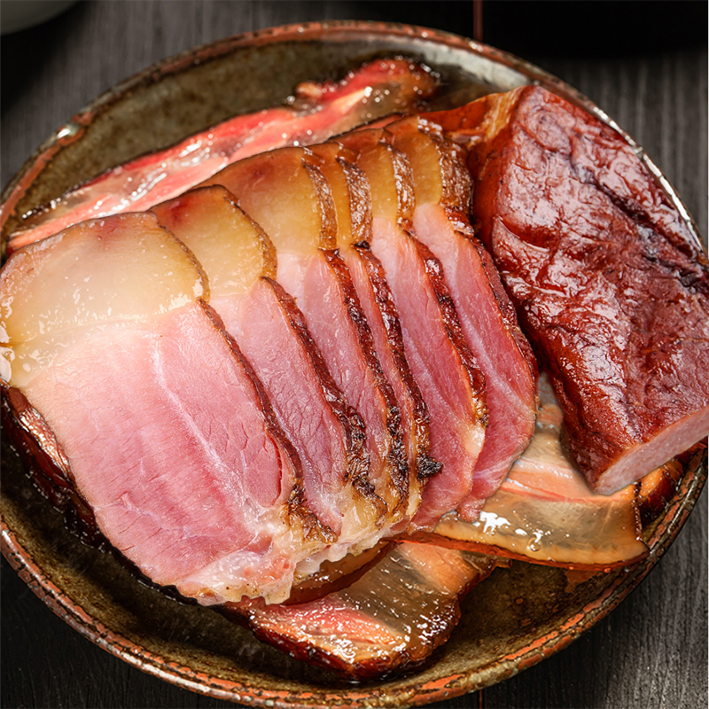 梵都 贵州梵净山 优选后腿肉   烟熏熏烤 特色腊肉 腊味 500g/袋 