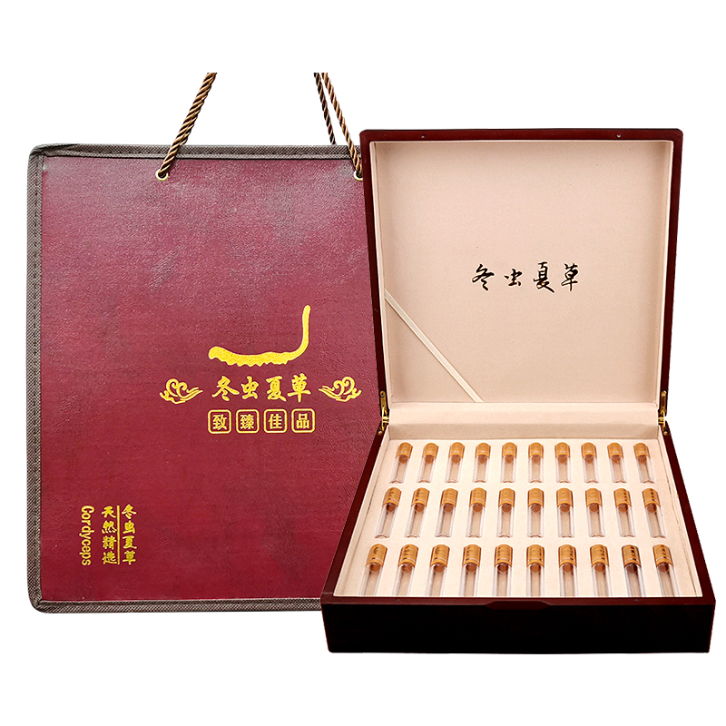 藏华强冬虫夏草精选高品质饱满虫草30条礼盒装送礼天然滋补佳品