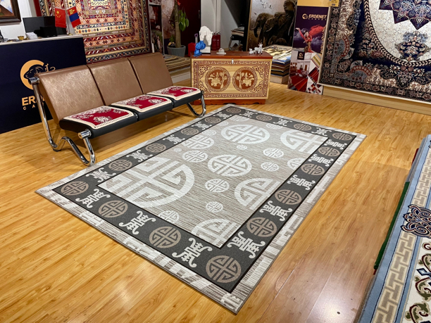 额尔登特品牌卧室复古中国风床边毯地毯1350款【普通密度】