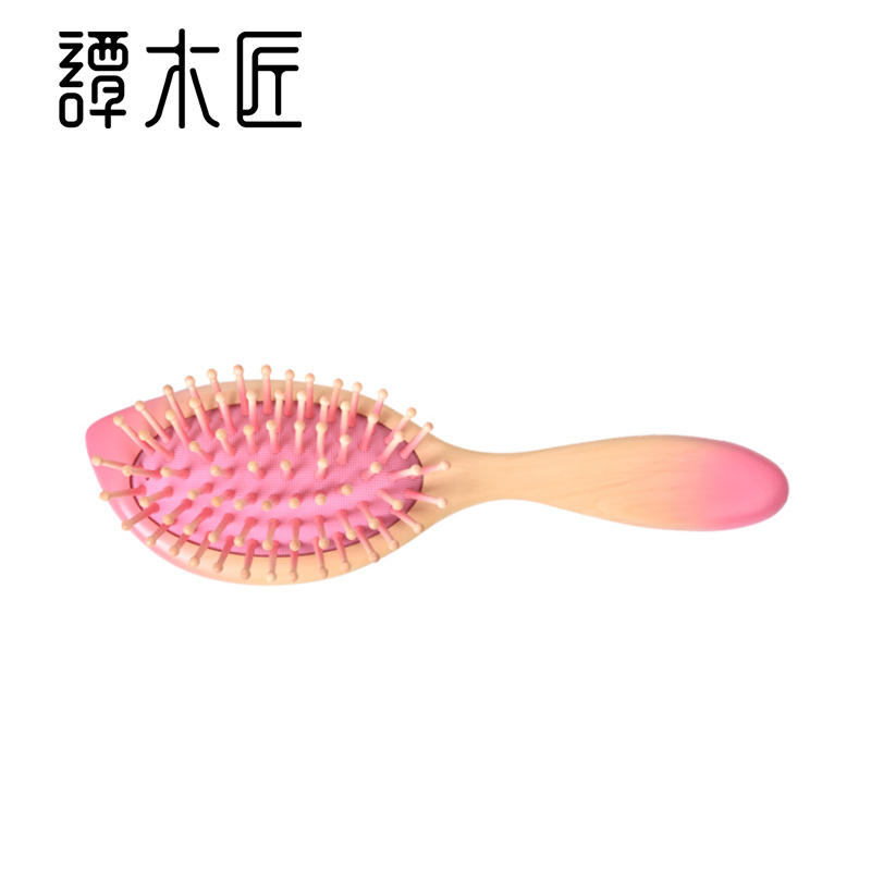 气垫梳正品护发梳礼盒桃花梳系列少女心可爱小巧送女生卷发气囊梳