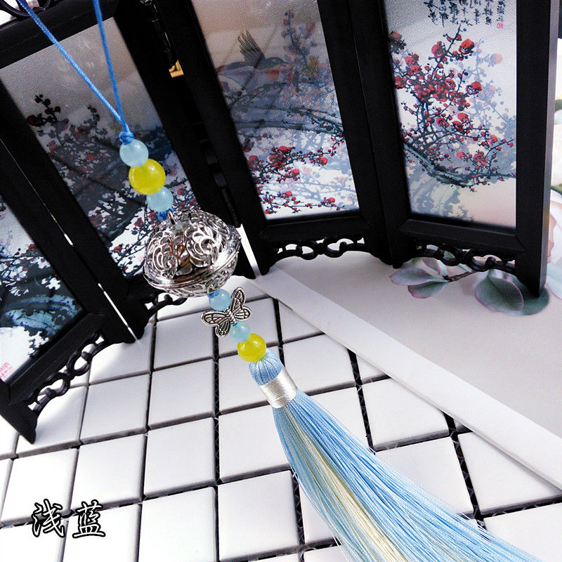 清心宫铃流苏挂件diy汉服腰间流苏吊穗铃铛挂坠随身古风挂穗吊坠
