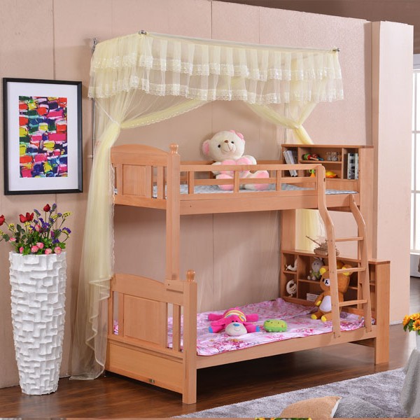 上下铺定做子母床衣柜双层高低伸缩式1.2m1.58米一体2022新款蚊帐