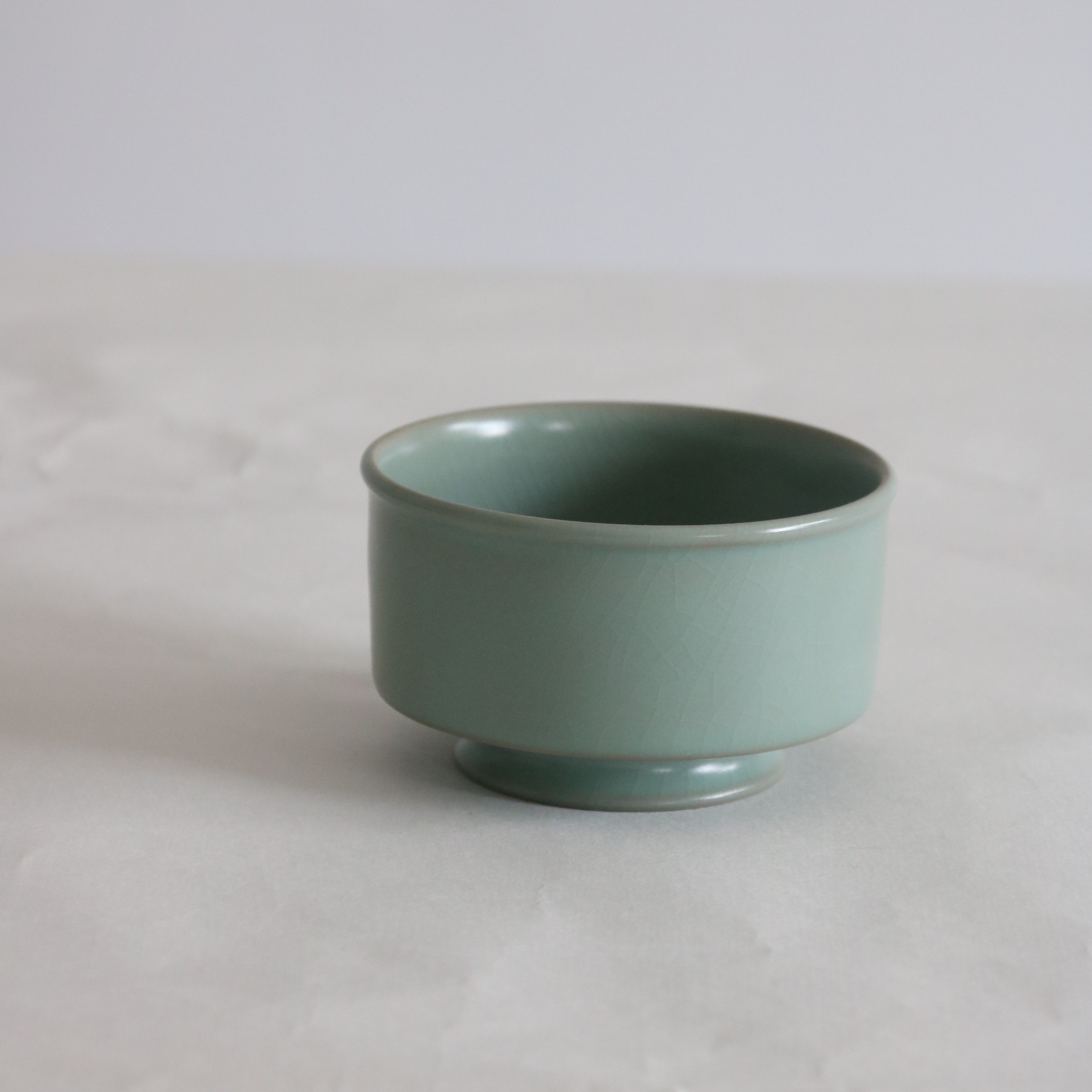 【宝汝窑】清凉寺李志强老师原矿仿古釉—圆唇杯主人杯