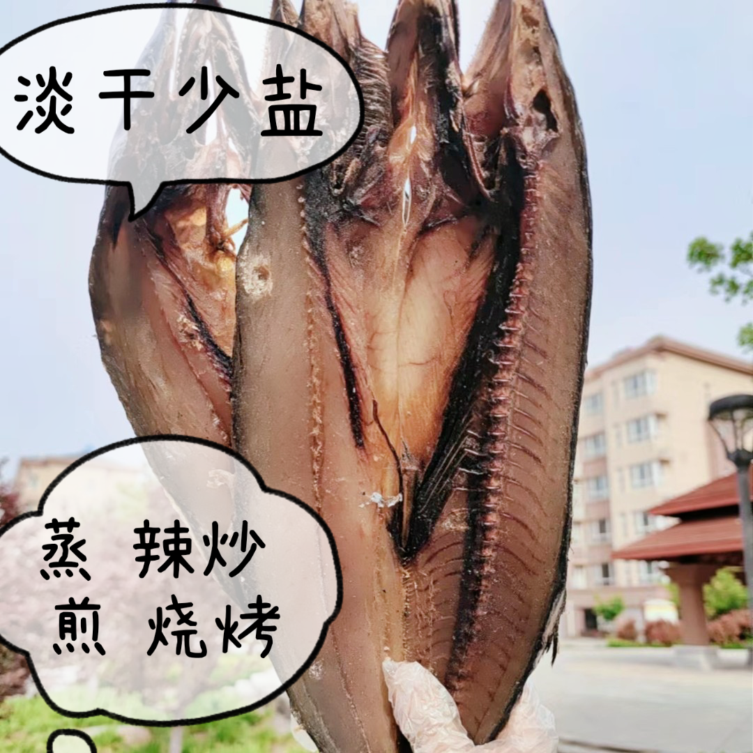 小旭水产*山东羊口一卤鲜咸燕尾鲅鱼批子蒸辣炒炖粉皮下饭菜冷冻