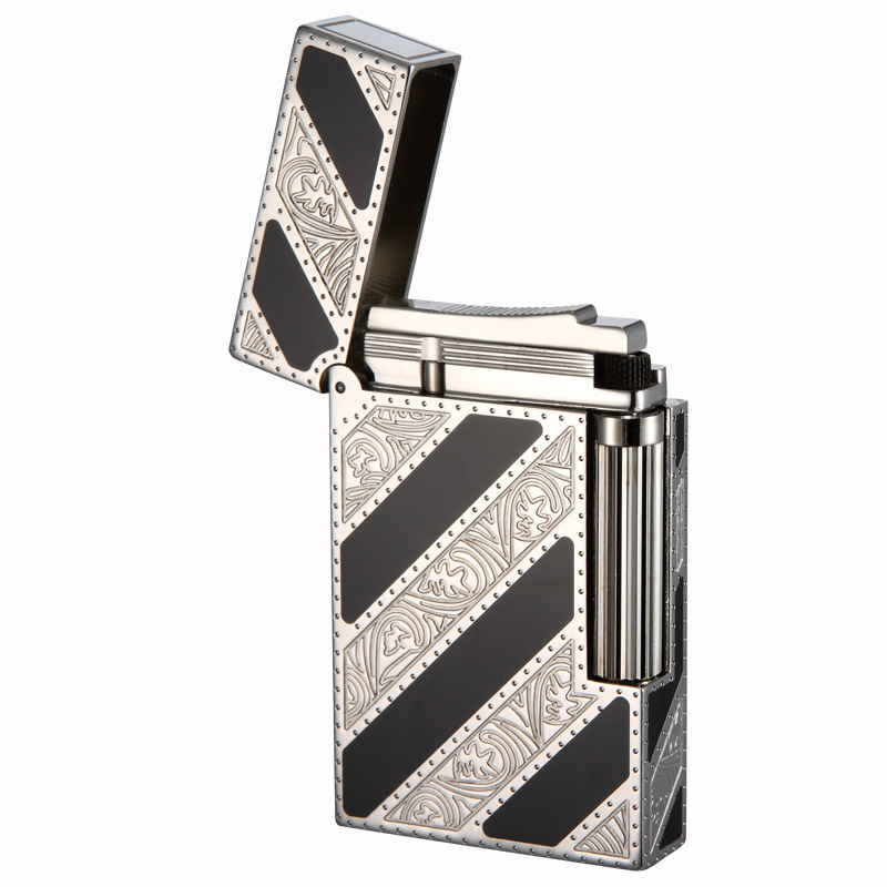 原装正品S.dubtnt都柏特朗声打火机 斜纹雕花包邮 黄铜高端火机