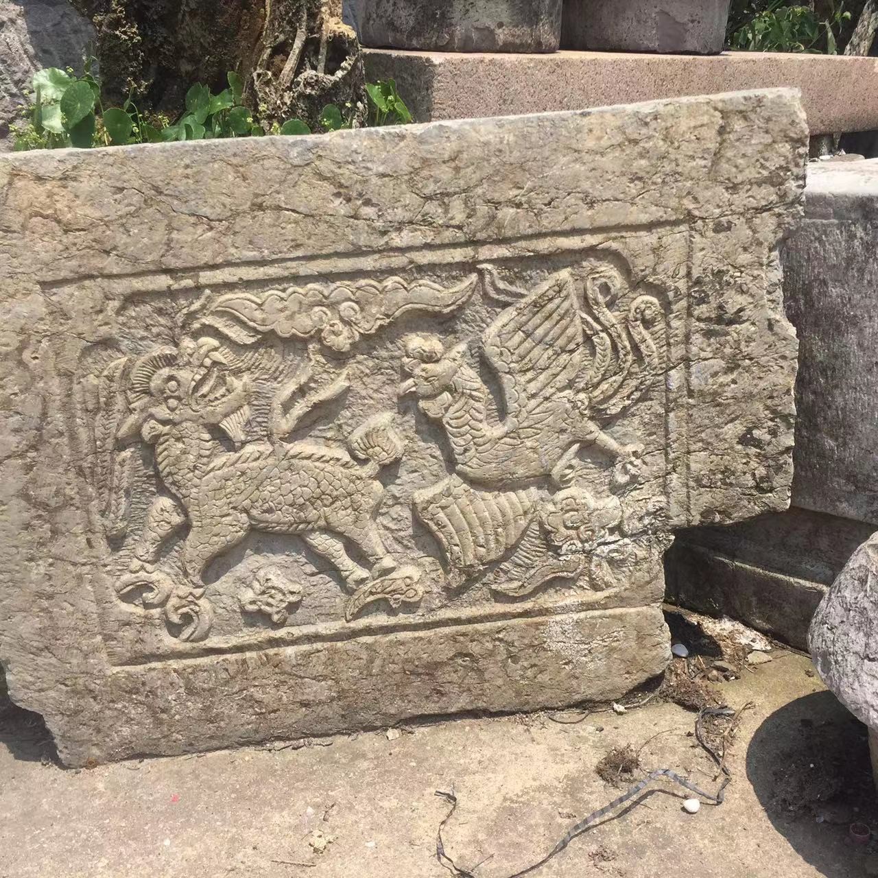 精品古玩装饰品石花板