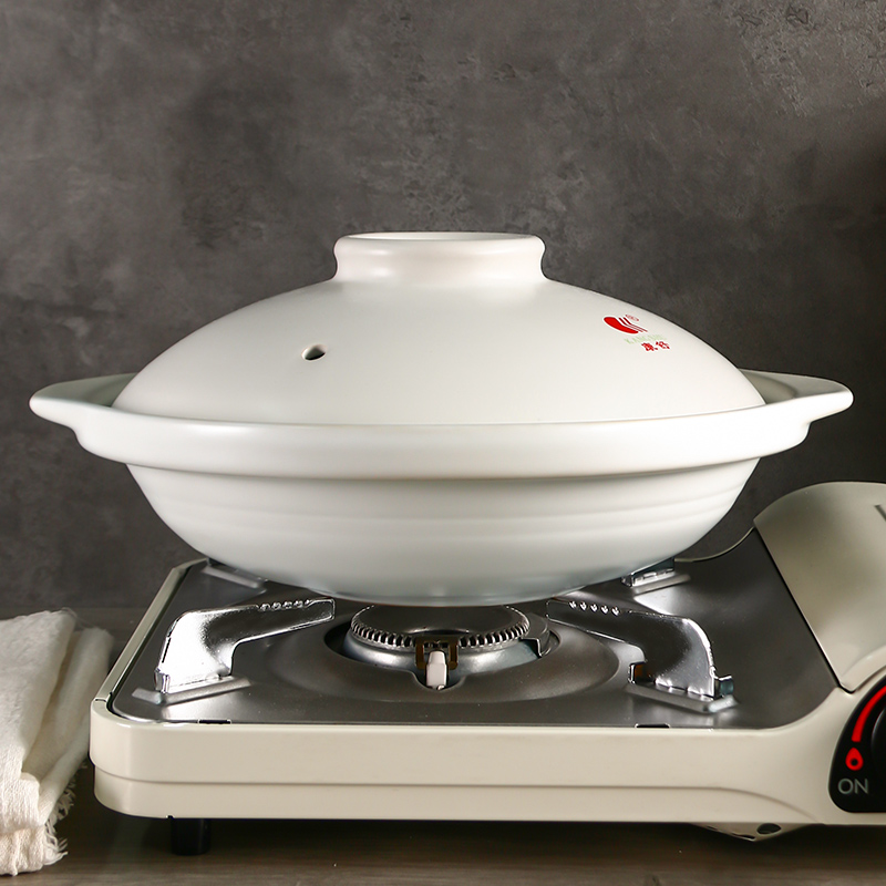 【自营】康舒陶瓷浅锅煲仔饭砂锅炖锅汤锅韩式煮粥明火耐高温家用