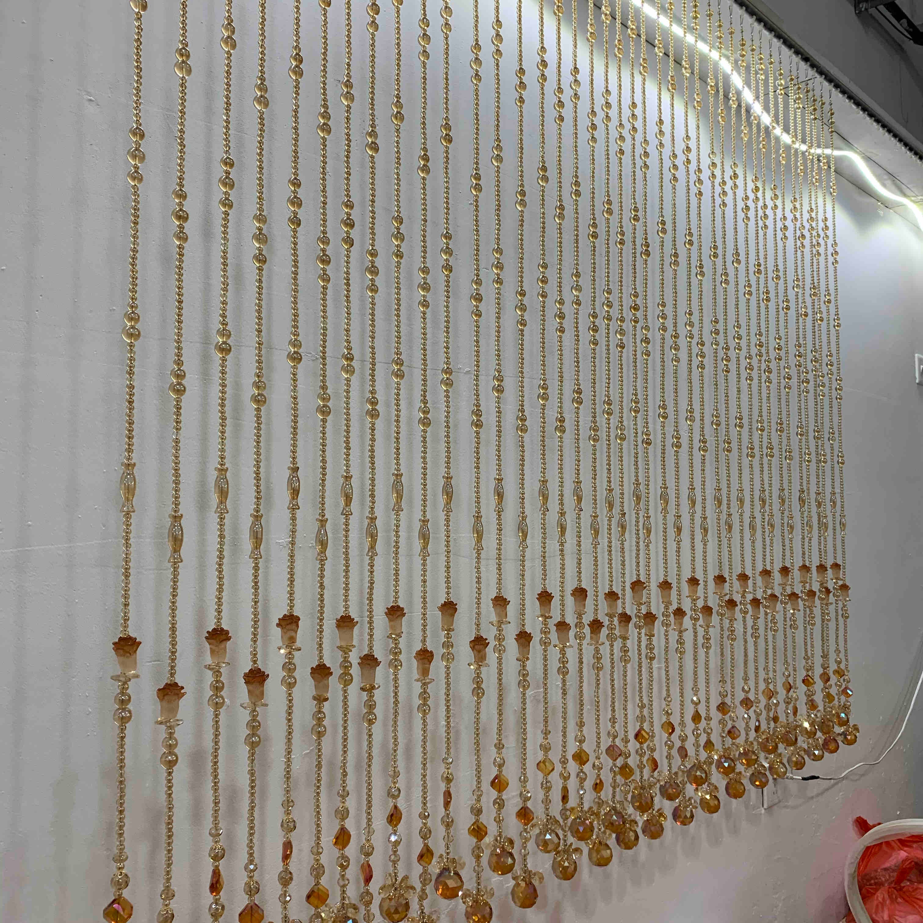 八方来财加长版水晶帘 定制款