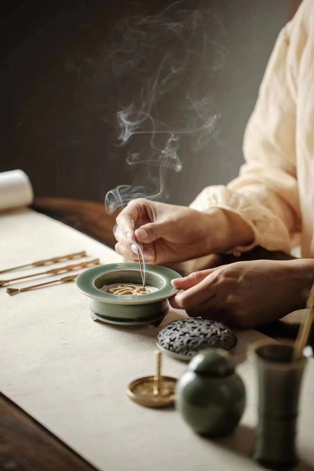 习香必备～青瓷香具套组