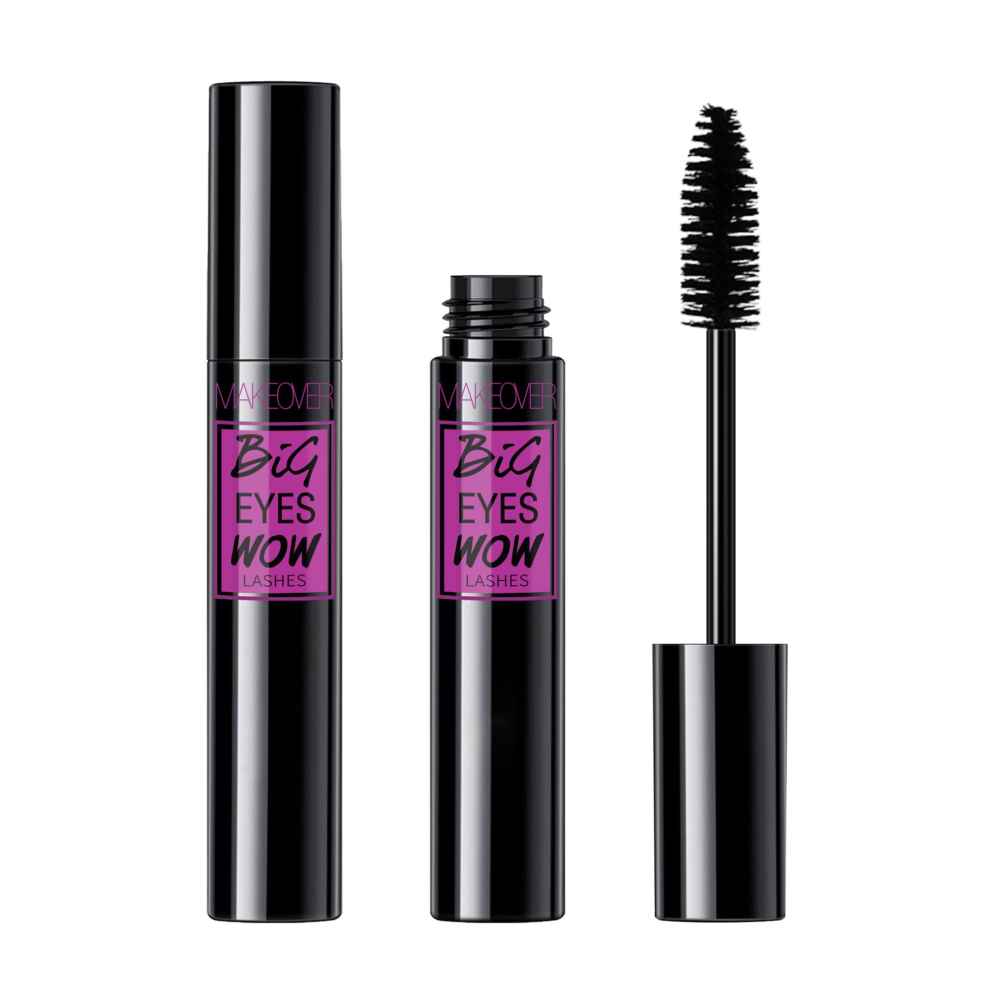 MAKEOVER 黑卷翘纤长睫毛膏 新品