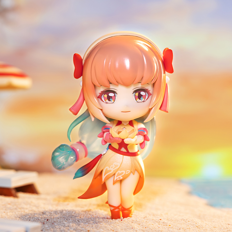 王者荣耀官方正版 幻纱之灵西施Q版手办（五五节限定）模型周边