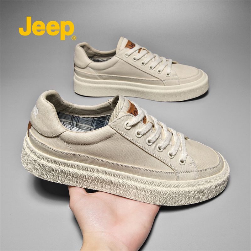 JEEP/吉普2025年新款男鞋时尚百搭板鞋潮流男士低帮运动休闲鞋
