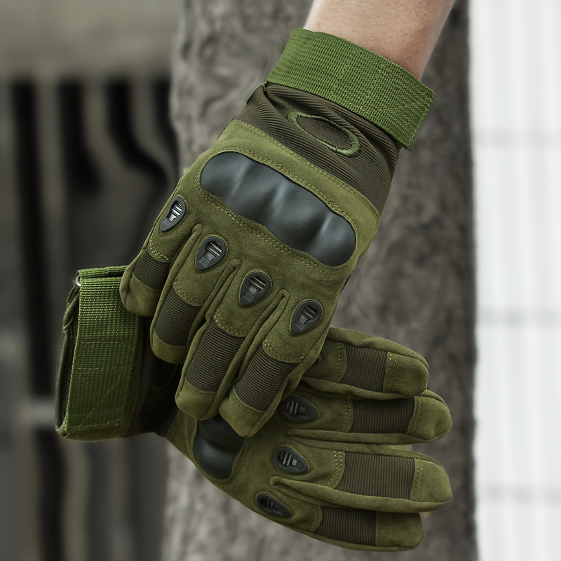 户外装备用品战术全指手套男防风骑行手套