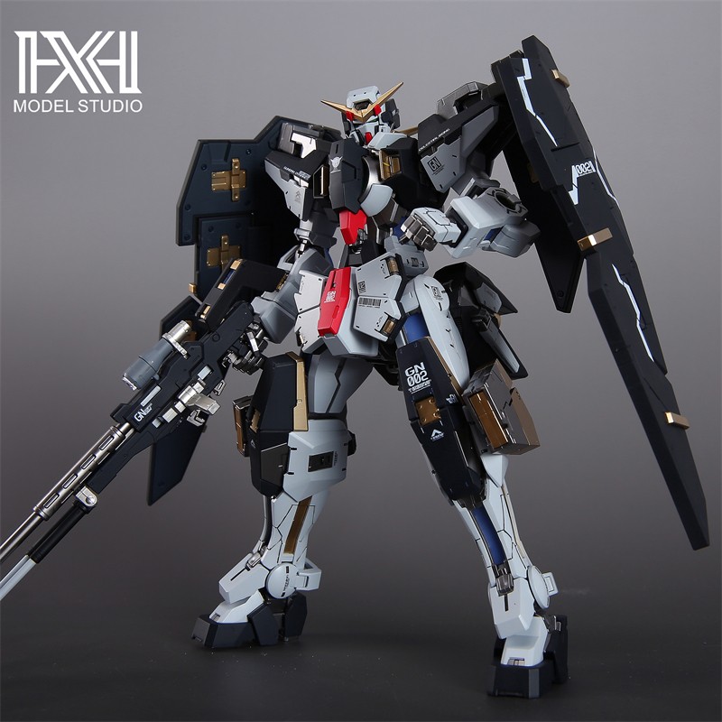 万代高达 成品 高达拼装模型 MG 002力天使 星海预涂装板喷