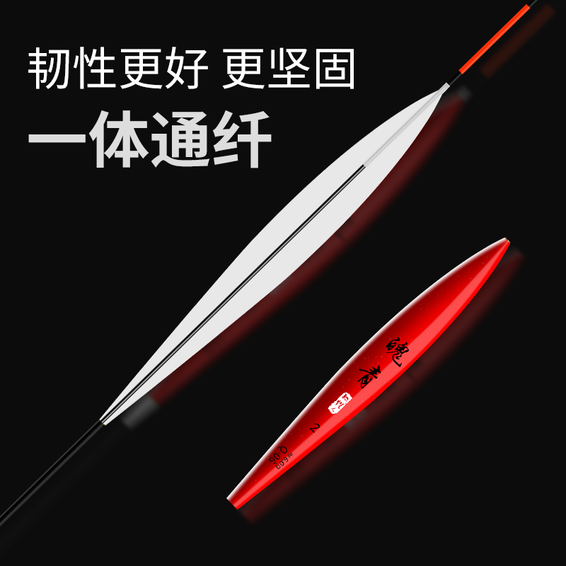 （一支装）80长大物鲢鳙黑坑野钓漂远投加粗醒目防爆行程长尾浮漂