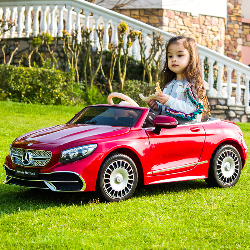 奔驰儿童电动车四轮带遥控男女宝宝小孩超大玩具汽车可坐人免安装
