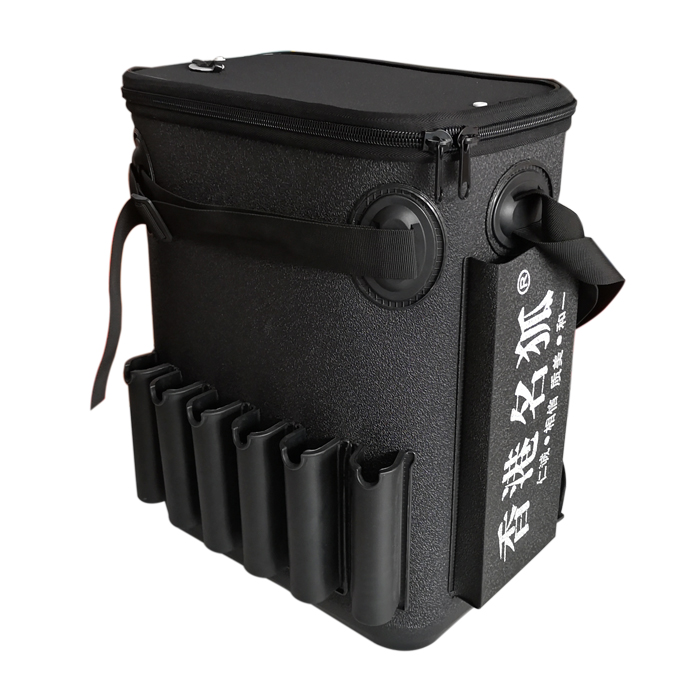 MINGHU/名狐水桶浮岩工艺加厚多功能钓鱼耐磨手提垂钓背包户外cm