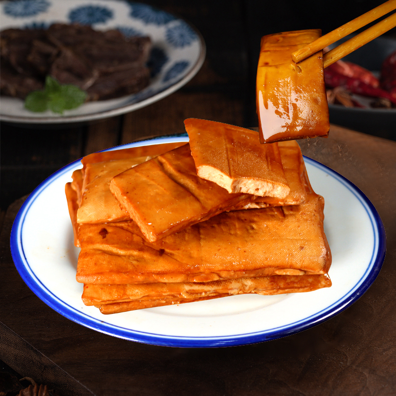 太雕柯桥豆腐干咸亨酒店食品肉汁味120g零食五香味黄酒味