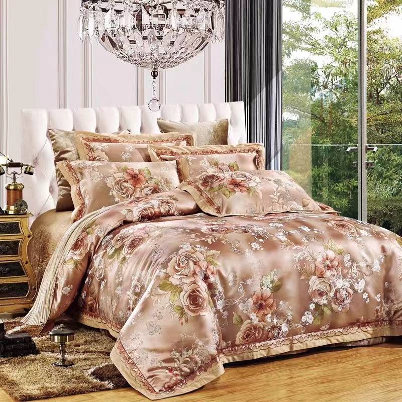 经典贵族欧式色织提花四件套 六件套  --富贵人家