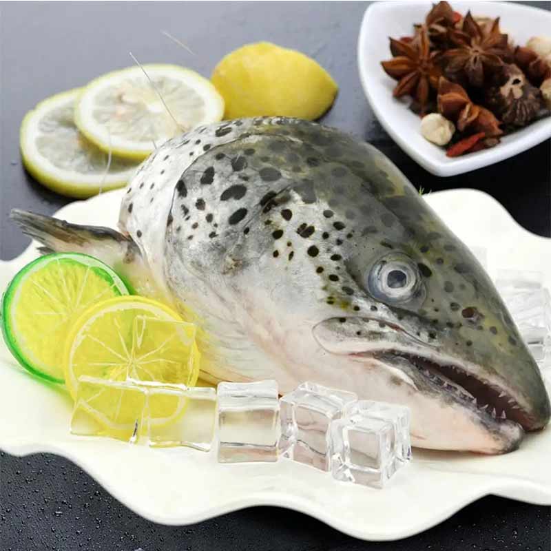 挪威新鲜三文鱼鱼头3只装