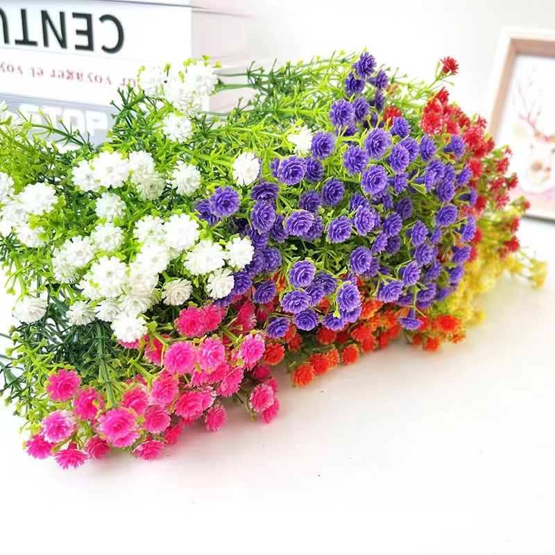 满天星仿真 手工配花塑料花DIY手工花束配花草包装材料搭配唯美
