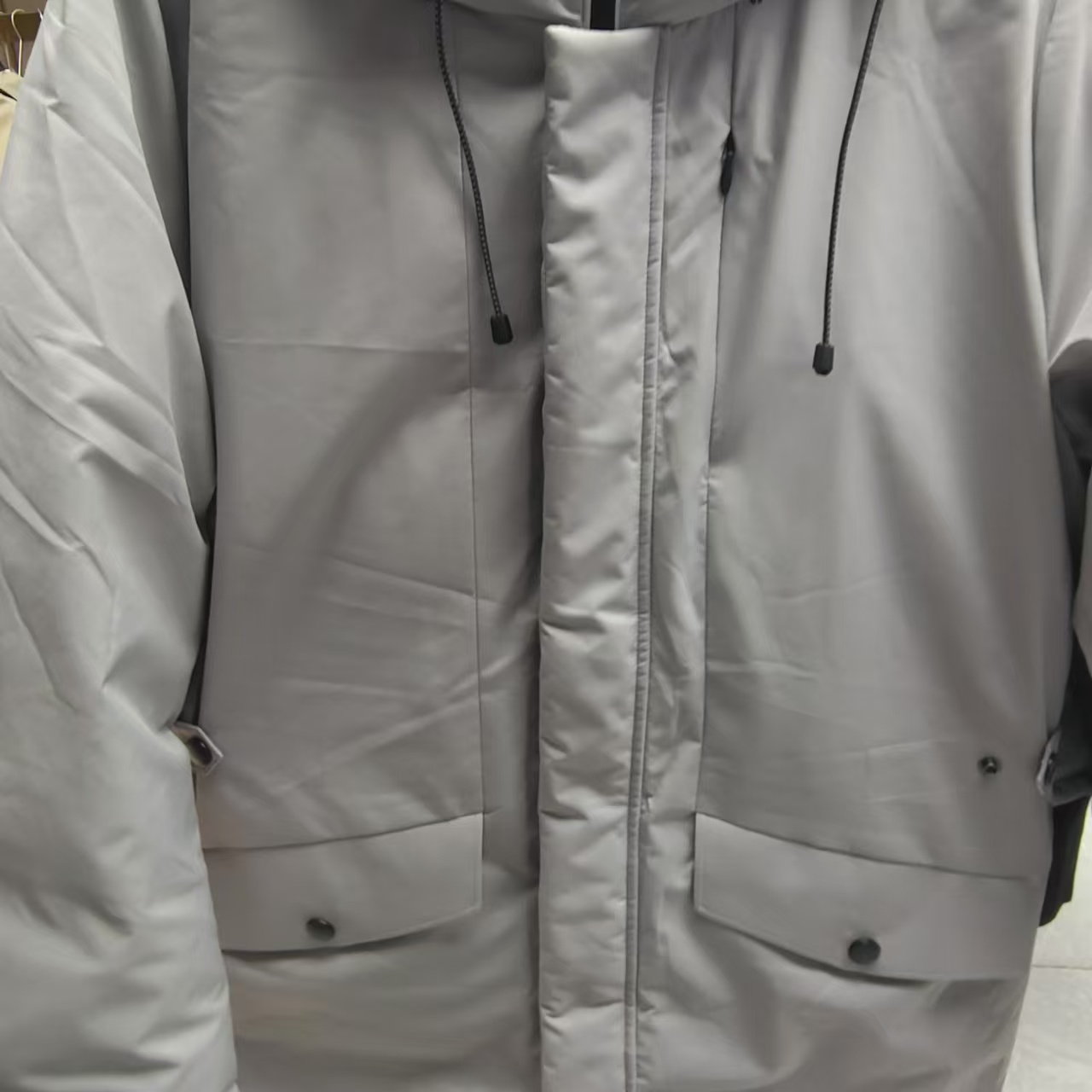 秋冬男士时尚休闲连帽中长款羽绒服