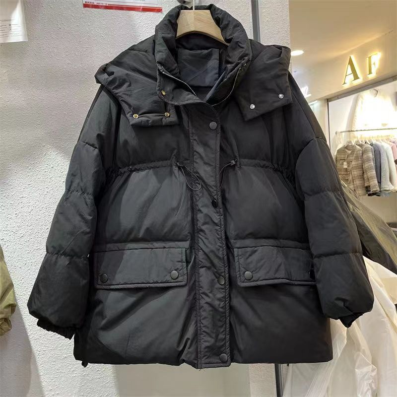 波司澄高级感炸街绿色羽绒棉衣棉服女冬短款小个子韩版新款加
