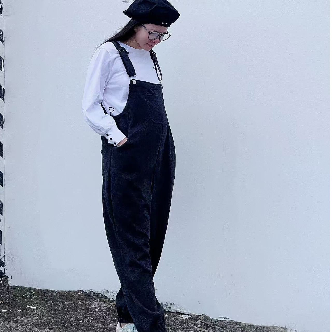 实体店高品质孕妇背带裤