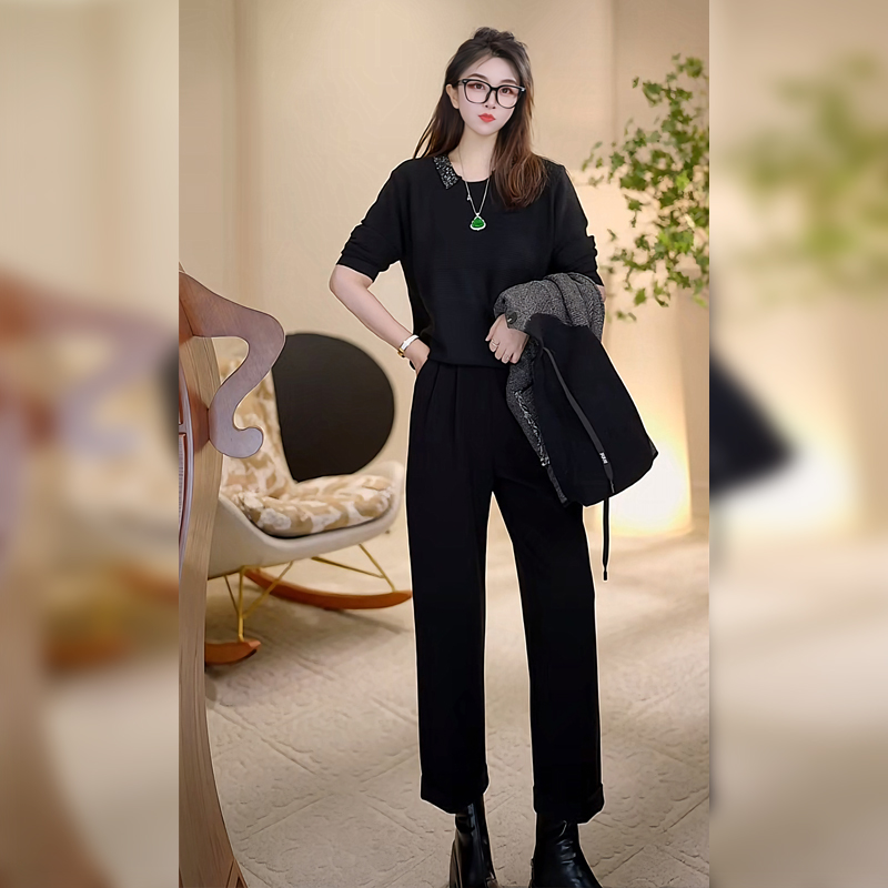 【Linda姐高端线】秋冬新款时尚气质通勤哈伦裤休闲裤AW4KXX0022