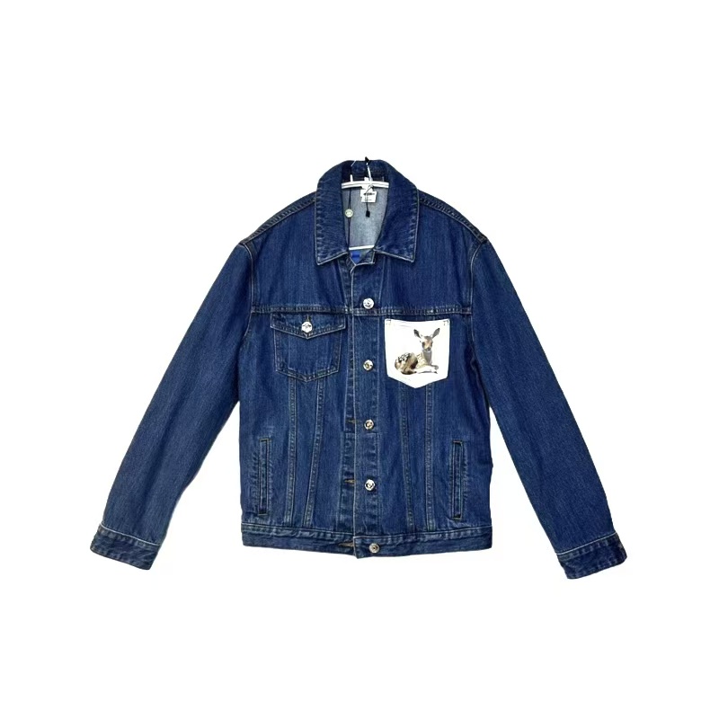 BURBERRY/博柏利巴宝莉明星同款小鹿牛仔外套（上衣）/FY0327