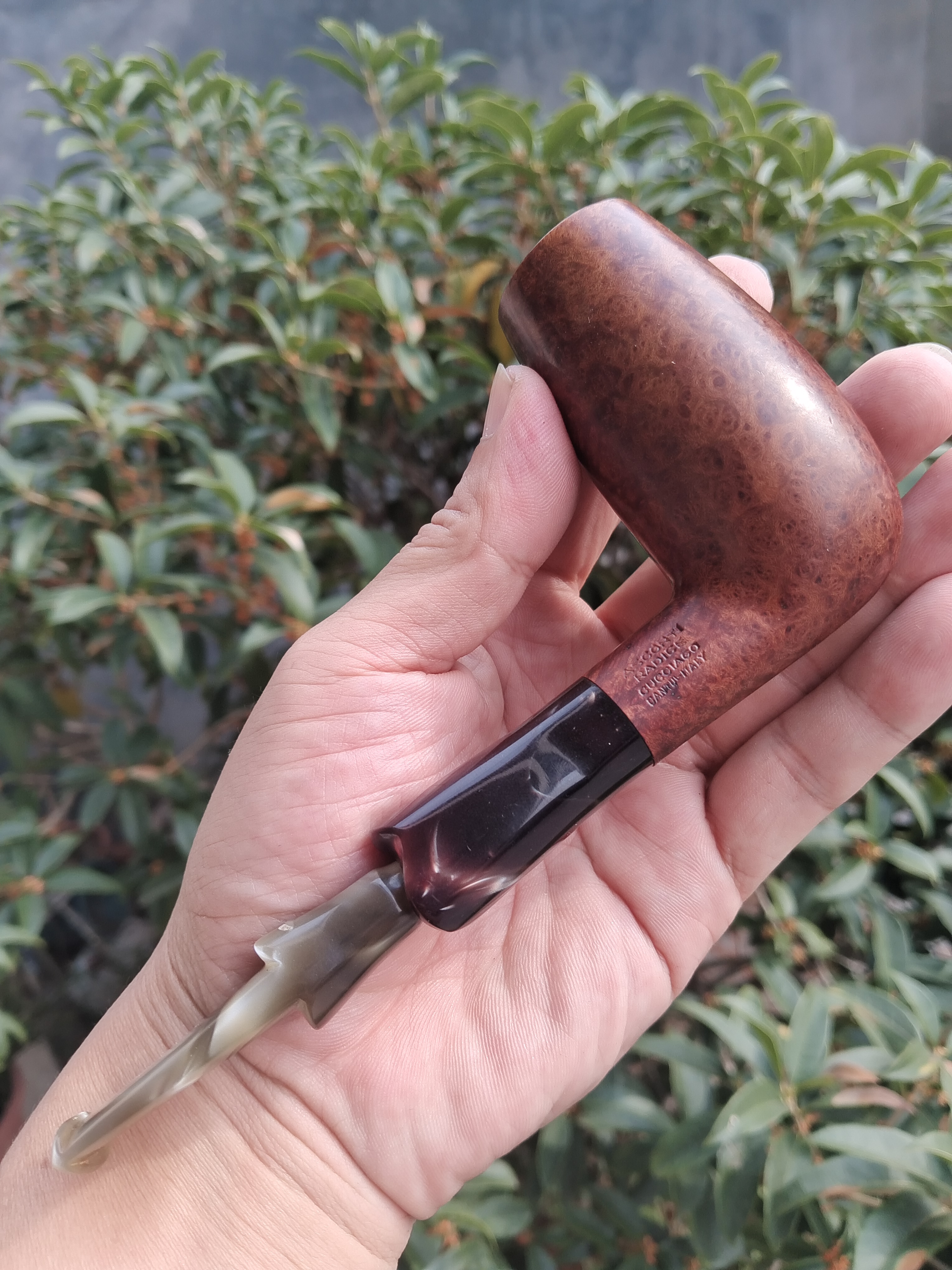 意大利高端大师手工金胡子烟斗