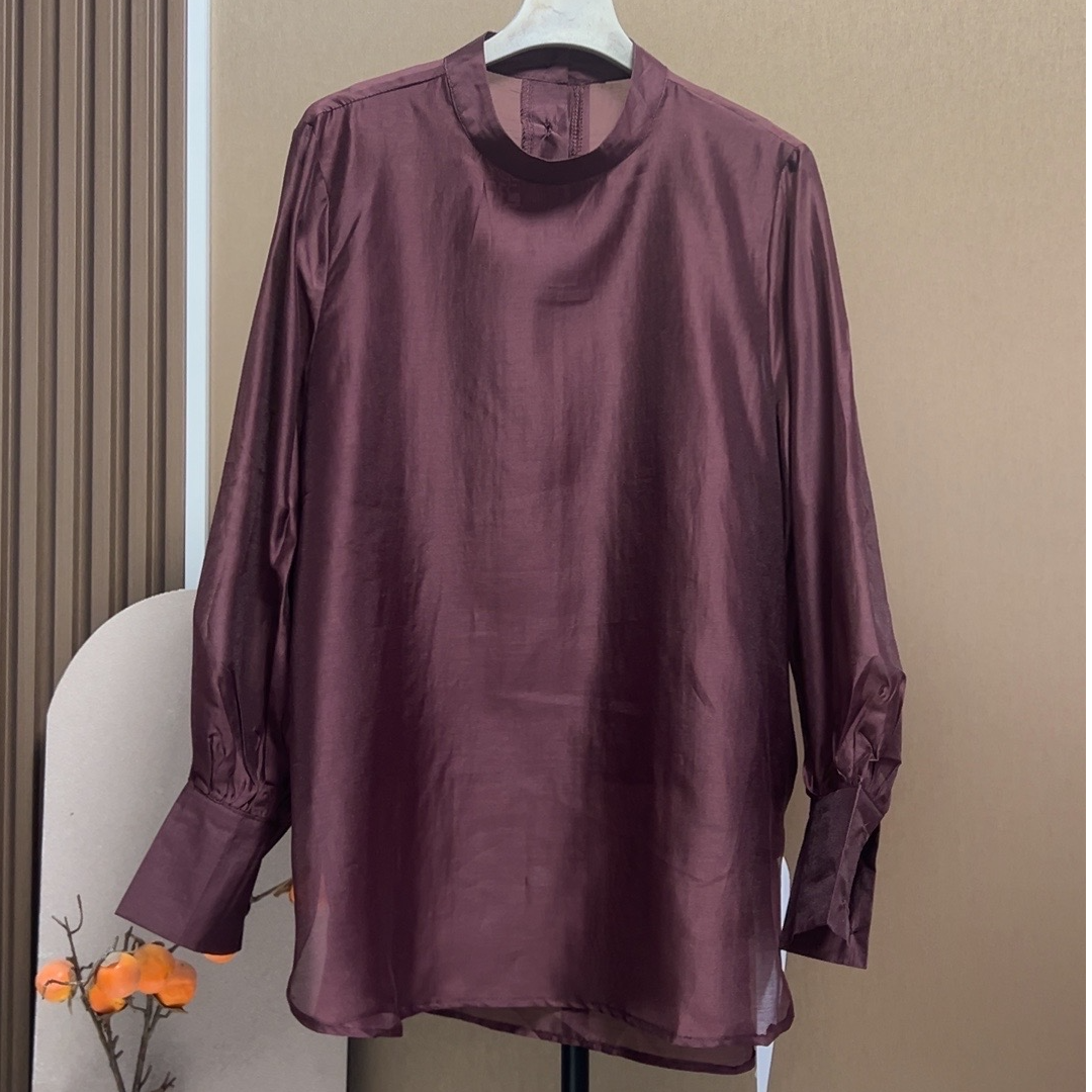 【家美】长袖休闲百搭宽松中长款时尚打底衫