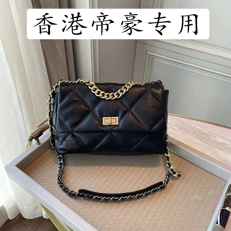 LB DESIGN【香港帝豪8821紫色】2欧美高端2024女神经典时尚百搭包包