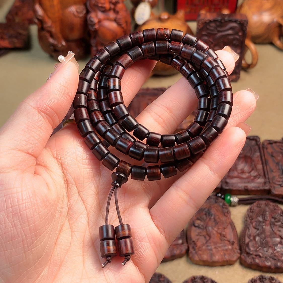 【闪购商品】降香黄檀手串/手链麦***痘