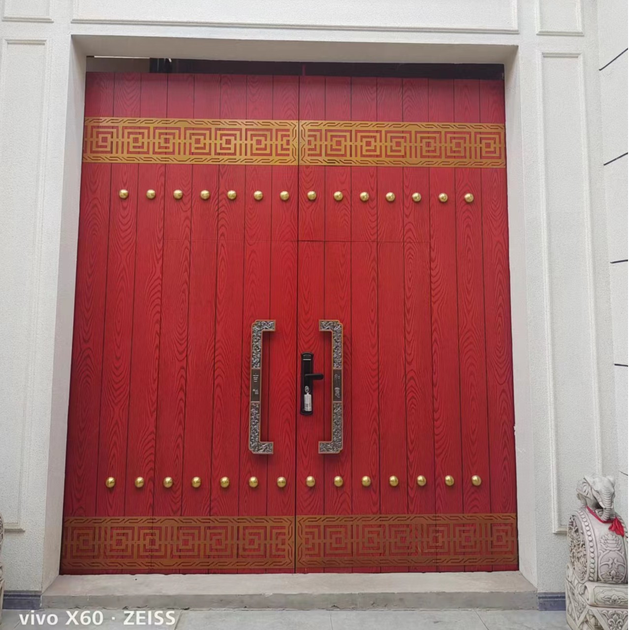 秦晟品牌锌合金双包别墅门