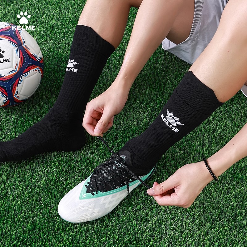 【dk广州队专属】KELME成人儿童中筒训练吸汗防滑足球运动袜