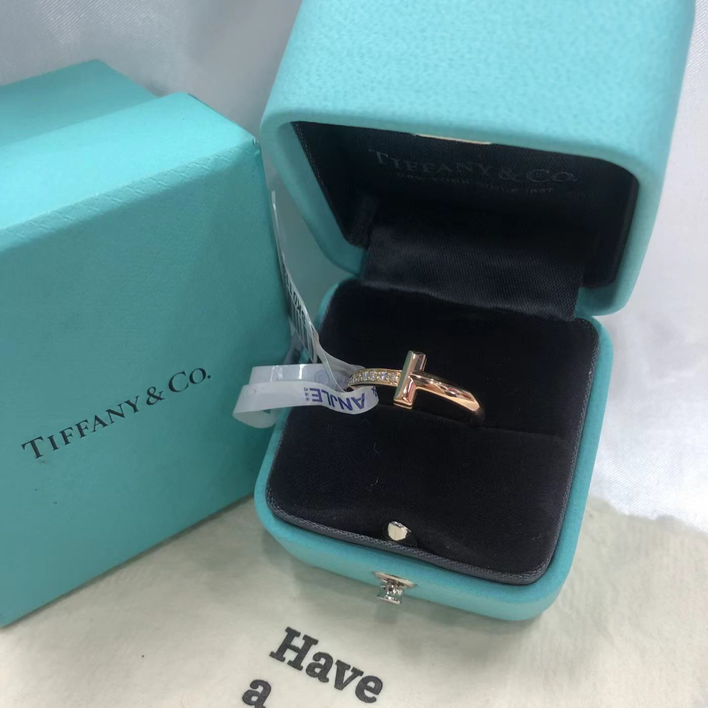95新 Tiffany & Co./蒂芙尼 安洁利严选戒指/SK0113028