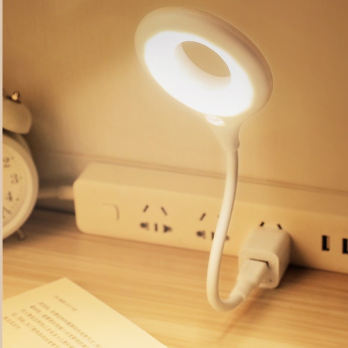 秒杀人工智能控制语音灯声控感应灯LED灯睡眠床护眼台灯USB小夜灯