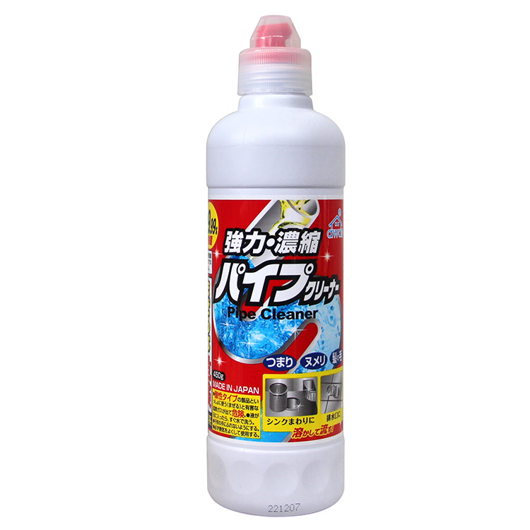 日本进口火箭管道疏通剂 分解毛发下水道厨房油污450g