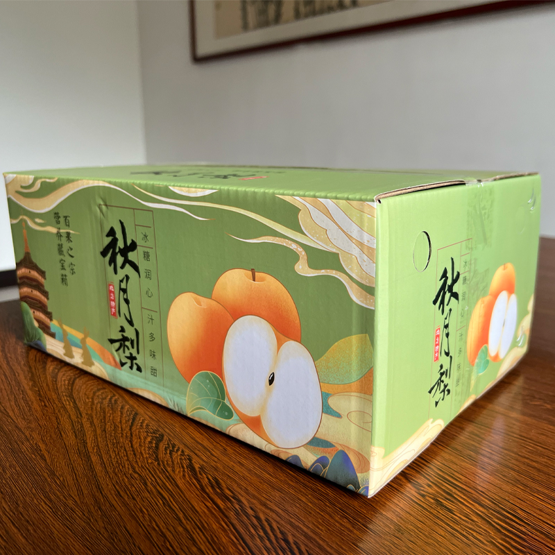 正宗山东秋月梨核心产区脆甜多汁无渣精品4.5斤一箱