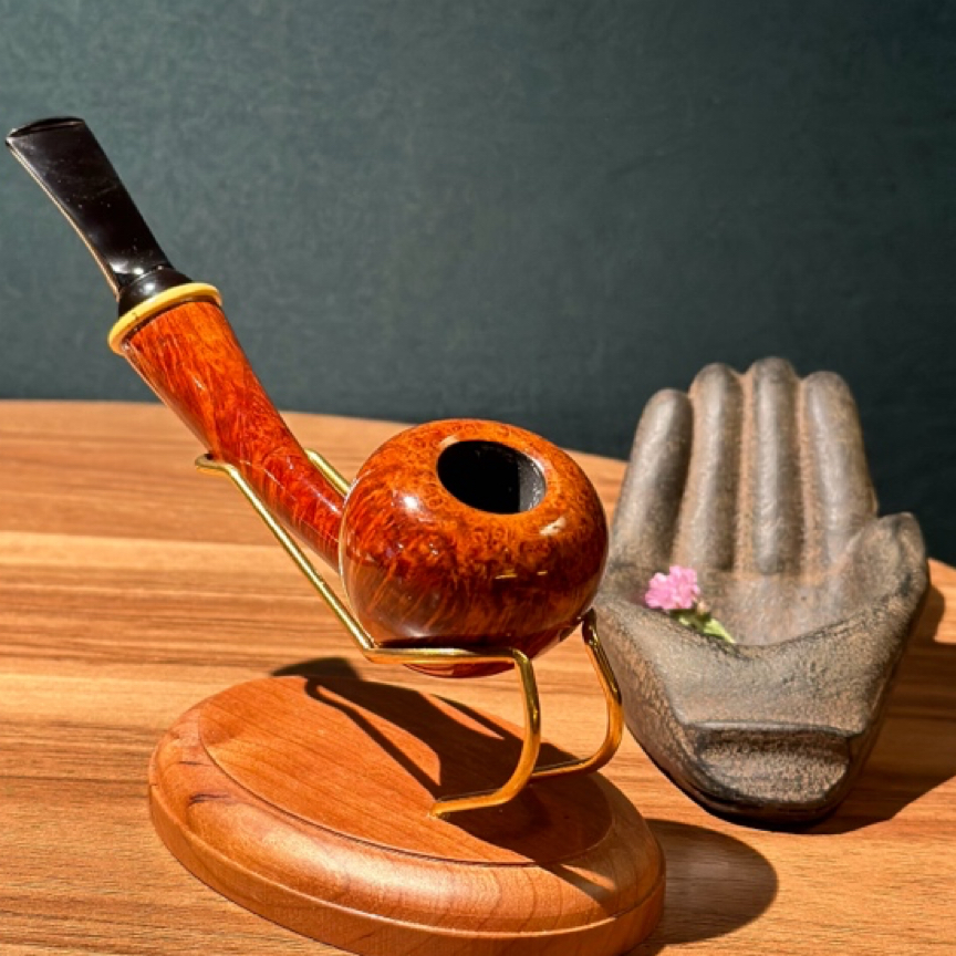 成都老丁手工烟斗长腿橡果